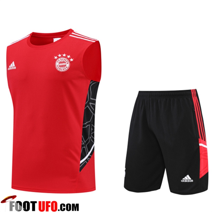 Ensemble Training Debardeur + Shorts Bayern Munich Rouge 2022/2023