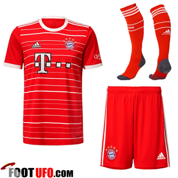 Ensemble Maillot Foot Bayern Munich Domicile (Short + Chaussettes) 2022/2023