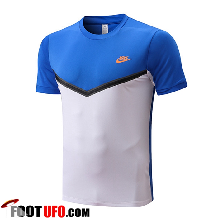 Training T-Shirts Nike Blanc/Bleu 2022/2023