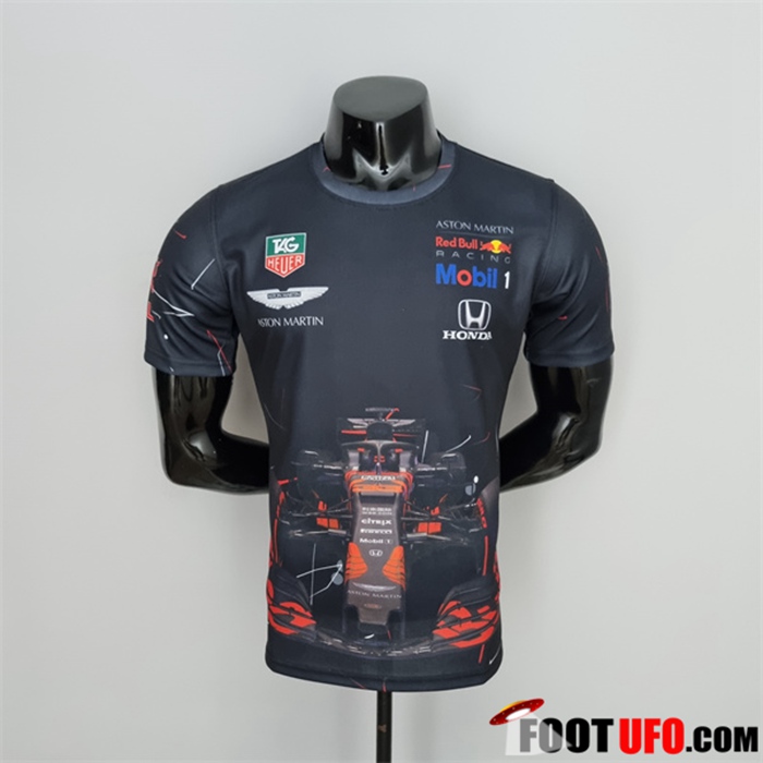 T-Shirt F1 RedBull Racing Team Black 2022