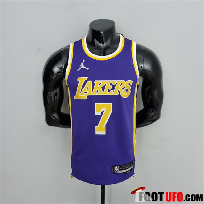 Maillot Los Angeles Lakers (Anthony #7) Pourpre 75th Anniversary
