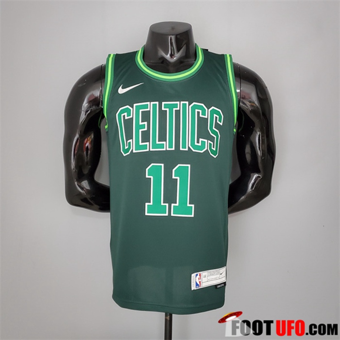 Maillot Boston Celtics (Irving #11) 2021 Vert Bonus Edition Dark