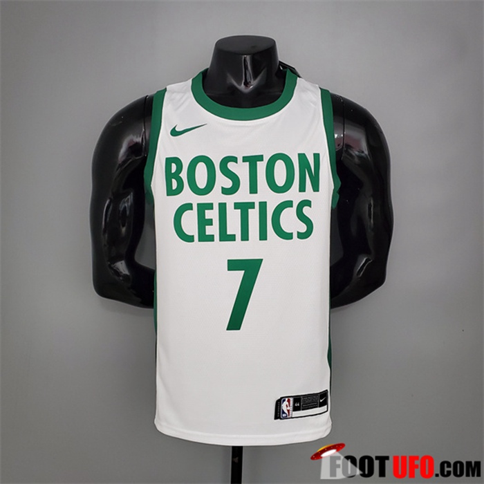 Maillot Boston Celtics (Brown #7) Blanc City Edition