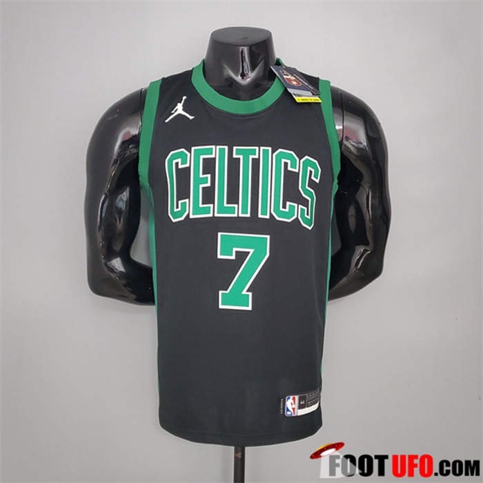 Maillot Boston Celtics (Brown #7) Noir Jordan Theme