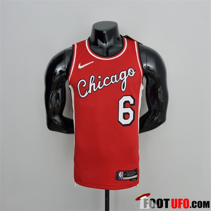Maillot Chicago Bulls (Caruso #6) Rouge 75th Anniversary City Edition