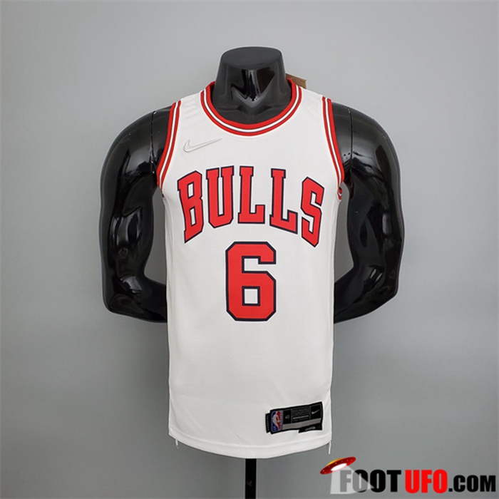 Maillot Chicago Bulls (Caruso #6) Blanc 75th Anniversary