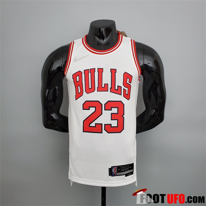 Maillot Chicago Bulls (Jordan #23) Blanc 75th Anniversary