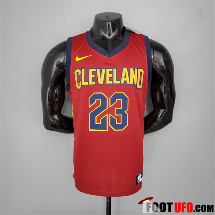 Maillot Cleveland Cavaliers (James #23) 2017 Vin Rouge