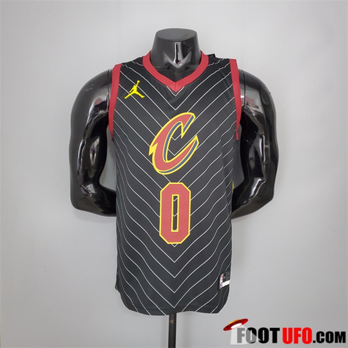 Maillot Cleveland Cavaliers (Love #0) 2021 Noir Jordan Theme Limited Edition