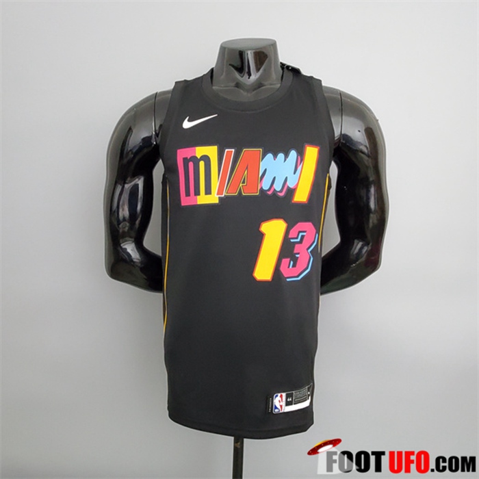 Maillot Miami Heat (Adebayor #13) 2022 Season Noir City Edition