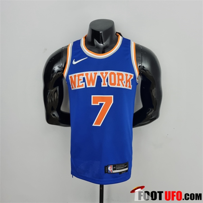 Maillot New York Knicks (Anthony #7) Bleu 75th Anniversary