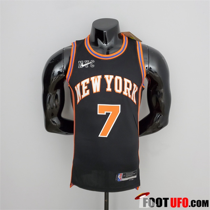 Maillot New York Knicks (Anthony #7) 2022 Season Noir Urban Edition