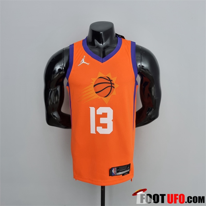 Maillot Phoenix Suns (Nash #13) Orange 75th Anniversary Jordan Theme
