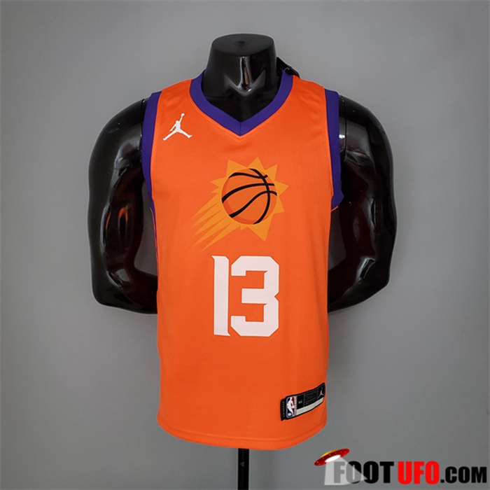 Maillot Phoenix Suns (Nash #13) 2021 Orange Jordan Theme