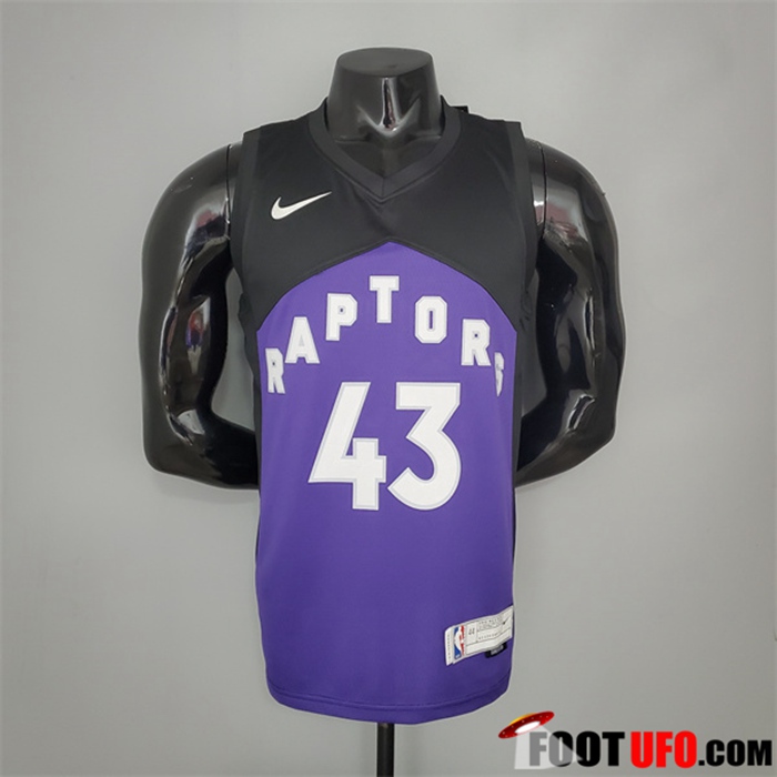 Maillot Toronto Raptors (Siakam #43) 2021 Pourpre/Noir Bonus Edition