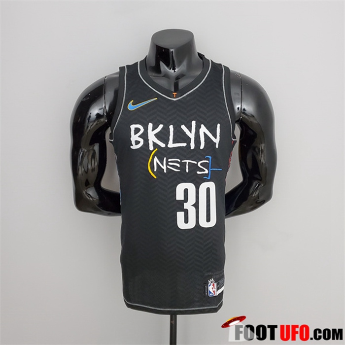 Maillot Brooklyn Nets (Curry #30) Noir City Edition