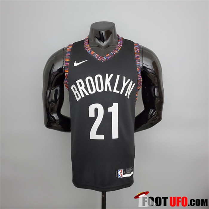 Maillot Brooklyn Nets (Brooklyn #21) Noir City Version