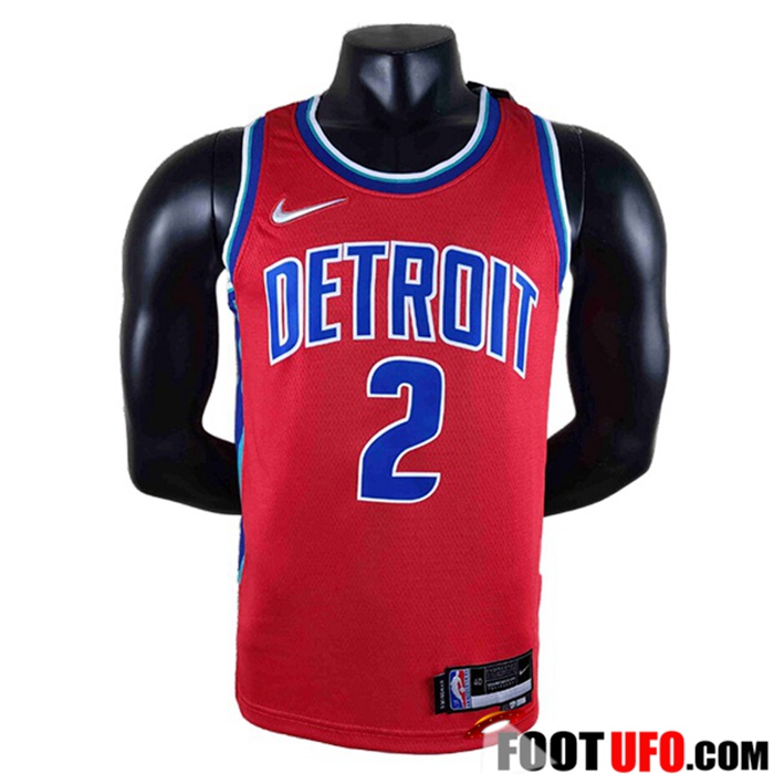 Maillot Detroit Pistons (CUNNINGHAM #2) Rouge