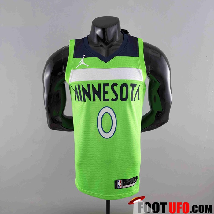Maillot Minnesota Timberwolves (RUSSELL #0) Vert Air Jordan