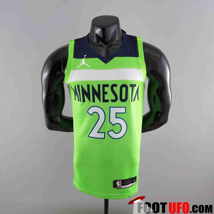 Maillot Minnesota Timberwolves (ROSE #25) Vert Air Jordan