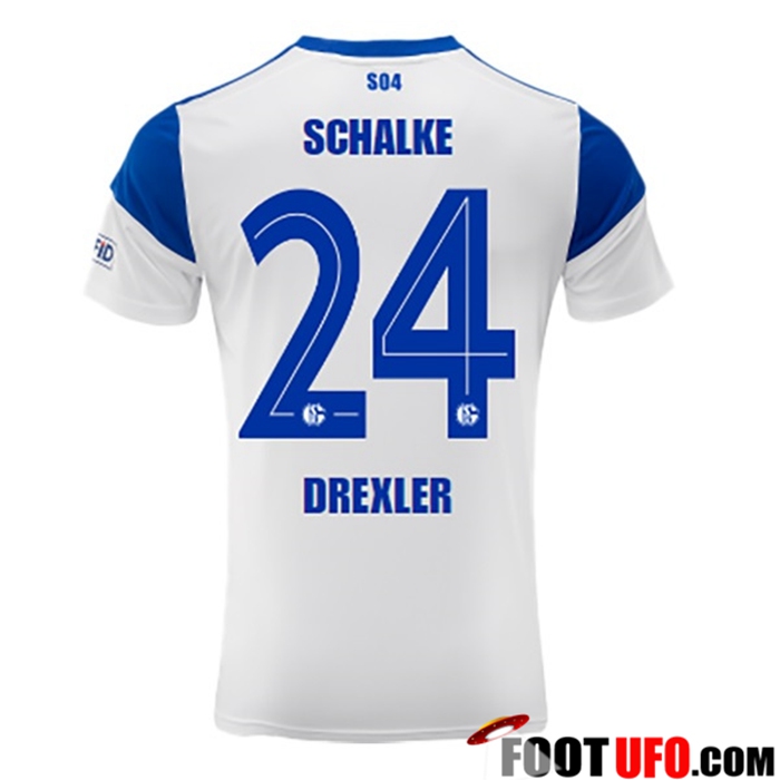 Maillot de Foot Schalke 04 (DREXLER #24) 2022/23 Exterieur