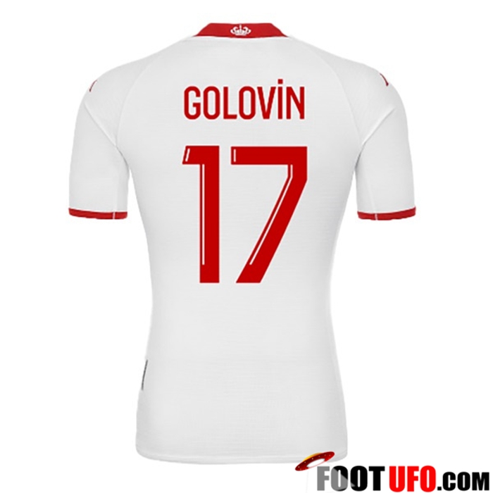 Maillot de Foot AS Monaco (GOLOVIN #17) 2022/23 Domicile
