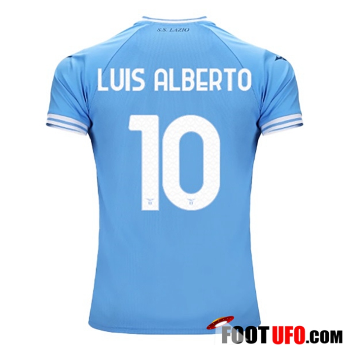 Maillot de Foot SS Lazio (LUIS ALBERTO #10) 2022/23 Domicile