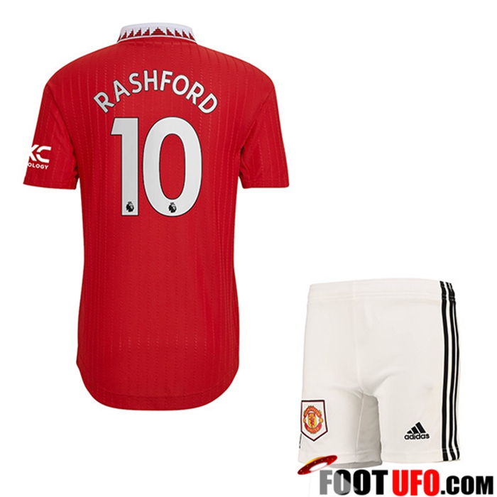 Maillot de Foot Manchester United (RASHFORD #10) Enfants Domicile 2022/23
