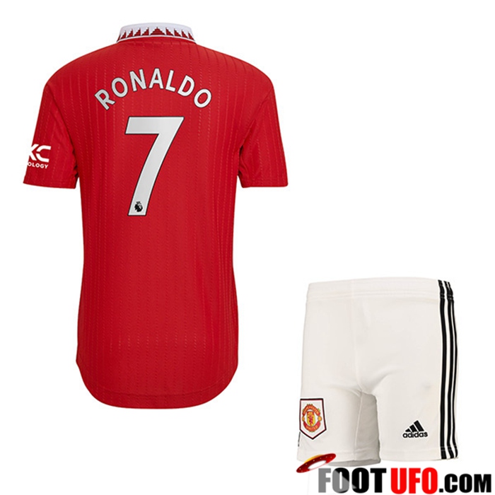 Maillot de Foot Manchester United (RONALDO #7) Enfants Domicile 2022/23
