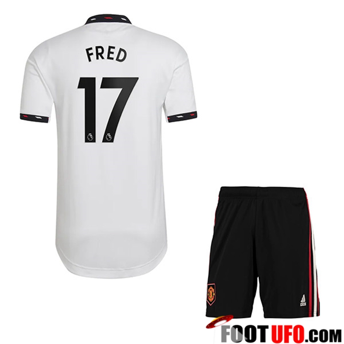 Maillot de Foot Manchester United (FRED #17) Enfants Exterieur 2022/23