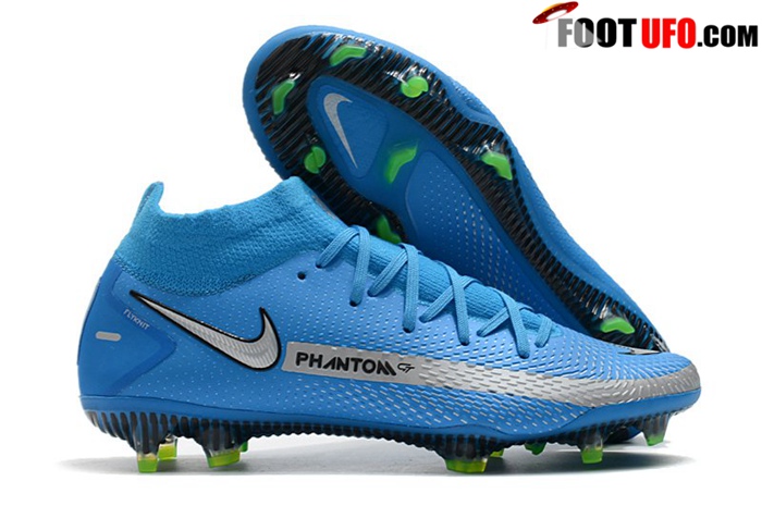 Nike Chaussures de Foot Phantom GT Elite Dynamic Fit FG Bleu