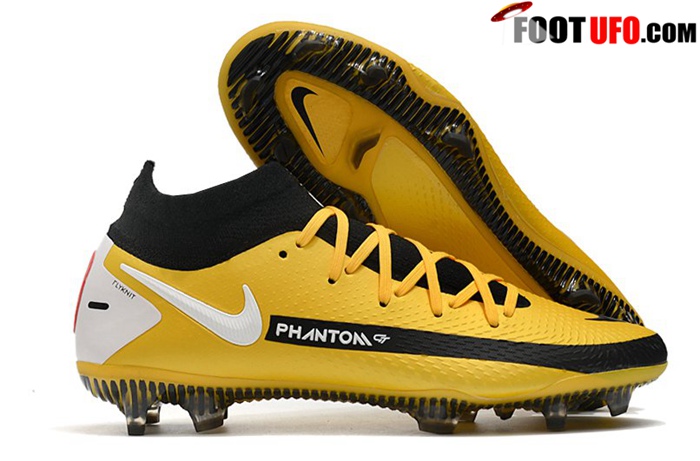 Nike Chaussures de Foot Phantom GT Elite Dynamic Fit FG Orange