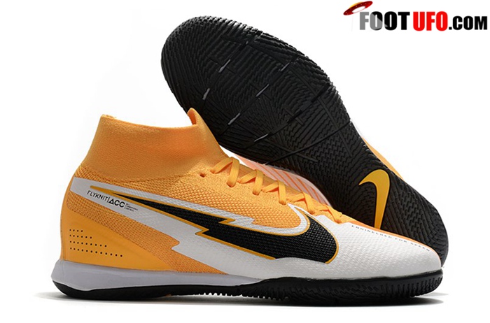 Nike Chaussures de Foot Mercurial Superfly 7 Elite MDS IC Orange