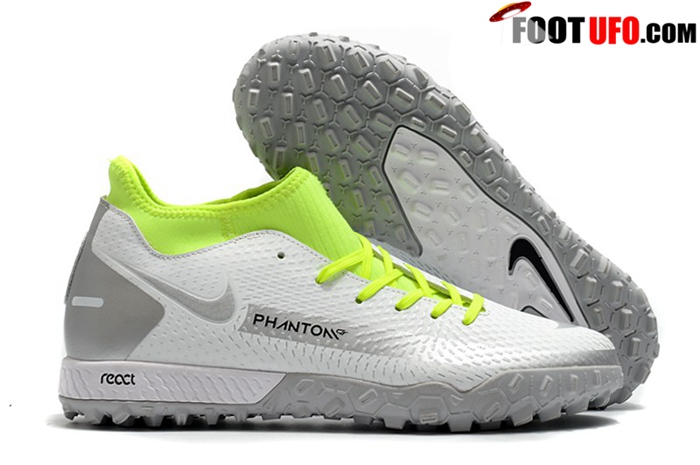 Nike Chaussures de Foot Phantom GT Academy Dynamic Fit TF Blanc