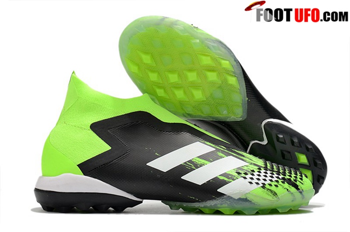 Adidas Chaussures de Foot Preator Mutator 20+ TF Vert/Noir
