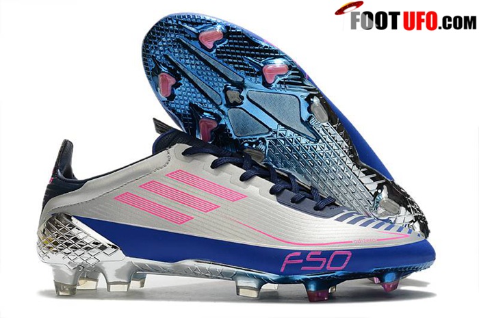 Adidas Chaussures de Foot F50 Ghosted Adizero HT FG Gris