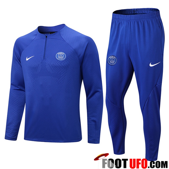 Lot De Ensemble Survetement de Foot PSG Bleu 2022/2023