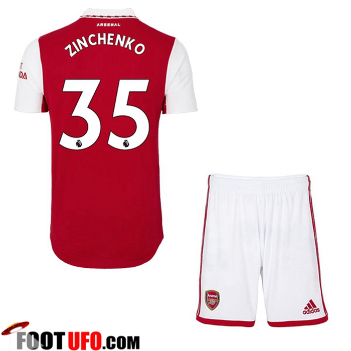 Vieux Maillot de Foot Arsenal (ZINCHENKO 35) Enfant Domicile 2022/2023