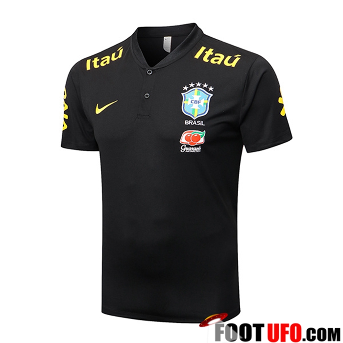 Tout Les Polo Foot Bresil Noir 2022/2023