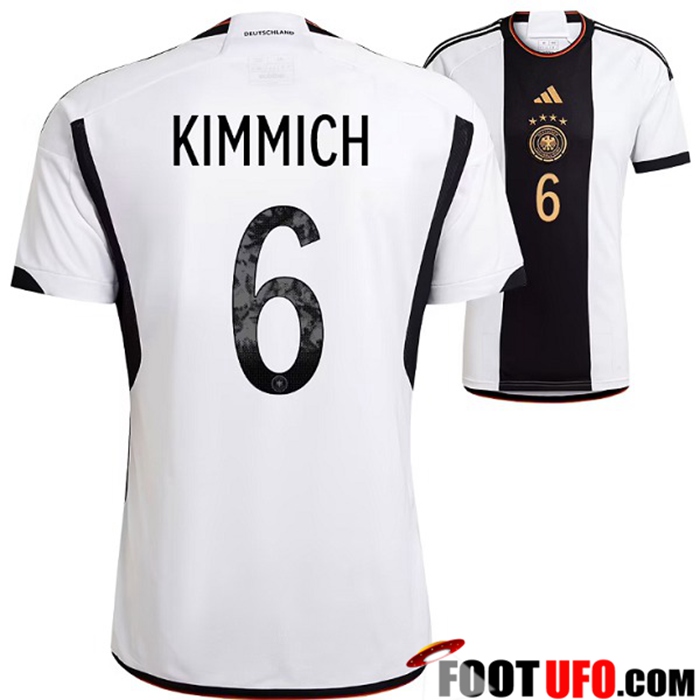Faux Maillot Equipe Foot Allemagne (KIMMICH 6) 2022/2023 Exterieur