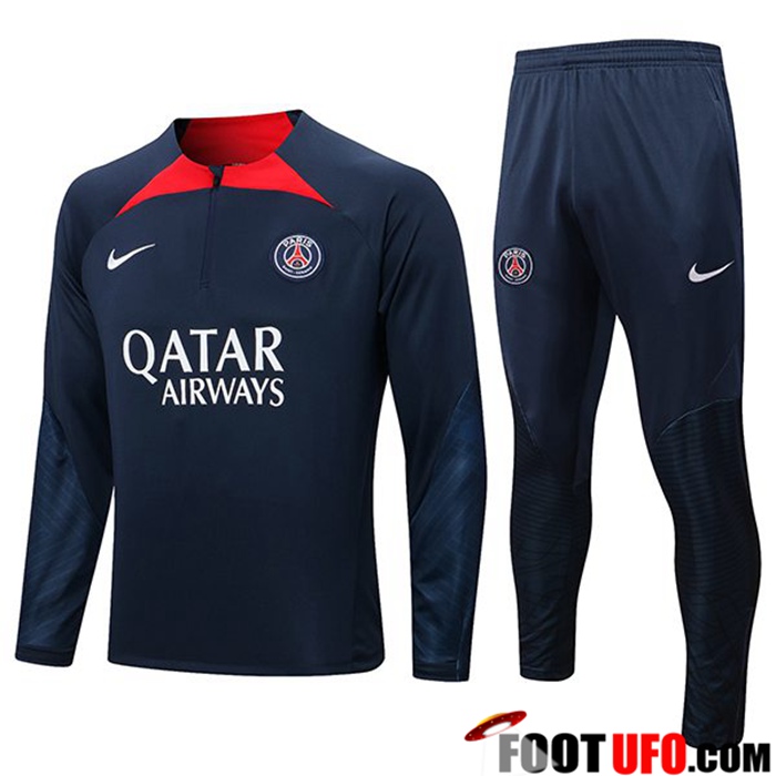 Shopping Ensemble Survetement de Foot PSG Bleu Marine 2022/2023