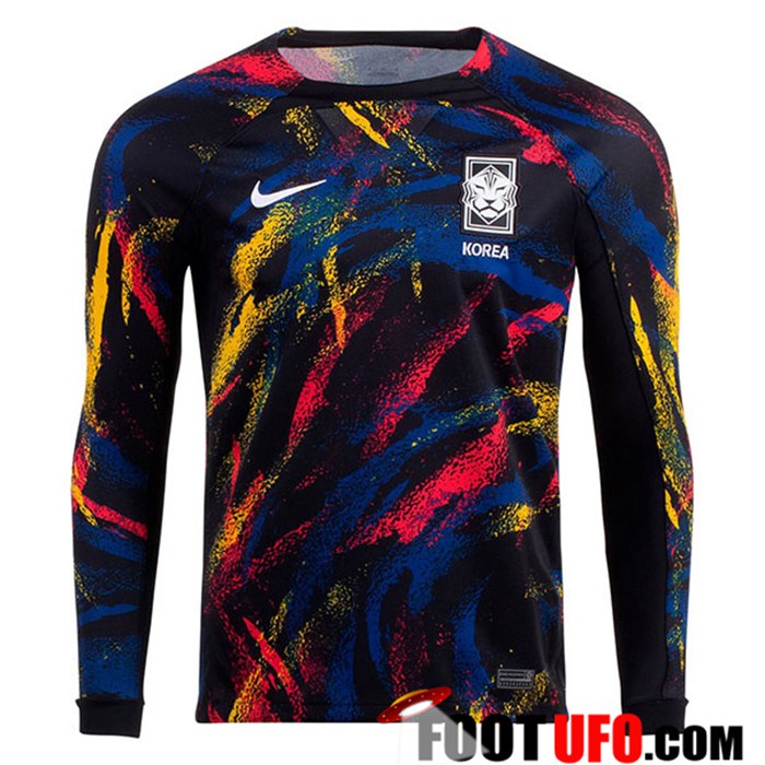 Gagner Des Nouveau Maillot de Foot Corée du Sud Exterieur Manches Longues Coupe du monde 2022