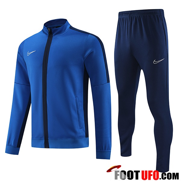 Vente Ensemble Survetement de Foot Veste Nike Bleu 2023/2024