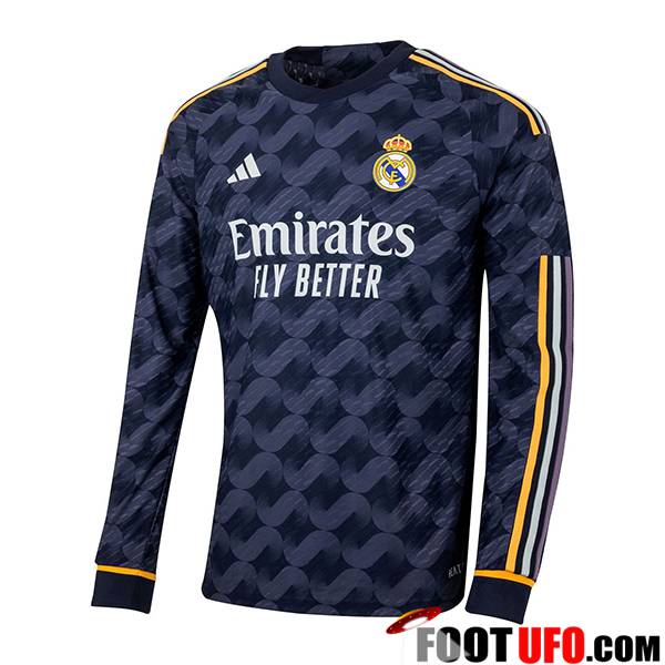 Maillot de Foot Real Madrid Exterieur Manche Longue 2023/2025