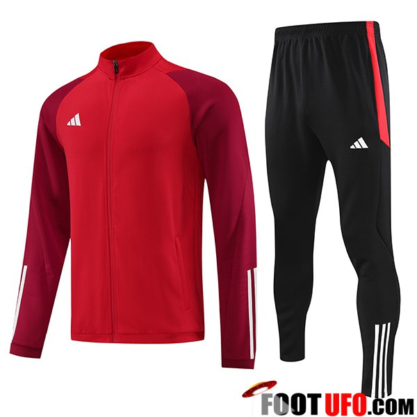 veste adidas rouge