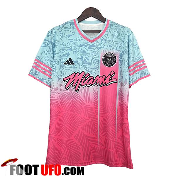 Pour Club Maillot de Foot Inter Miami CF Special Edition Rose/Bleu 2024